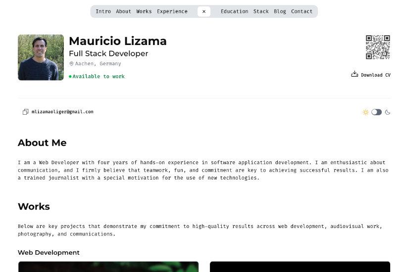 Personal Portfolio Website